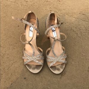 Rhinestone heels